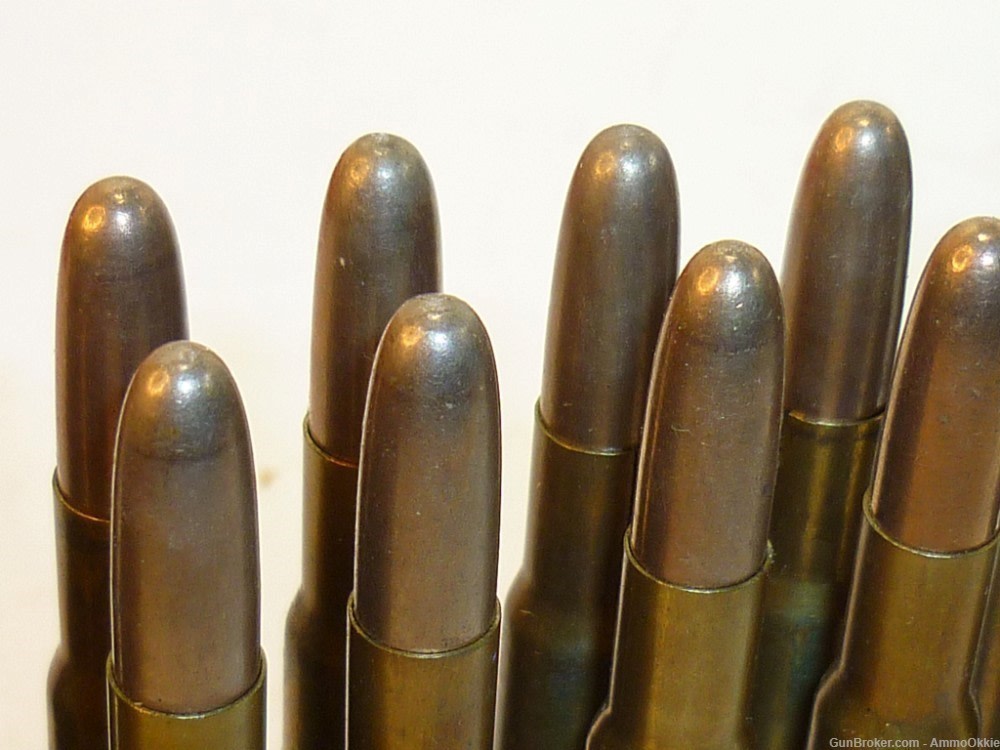 5rd - 30-40 Krag - ORIGINAL AMMO 1917 - WW1 - Remington Arms - 220gr-img-11