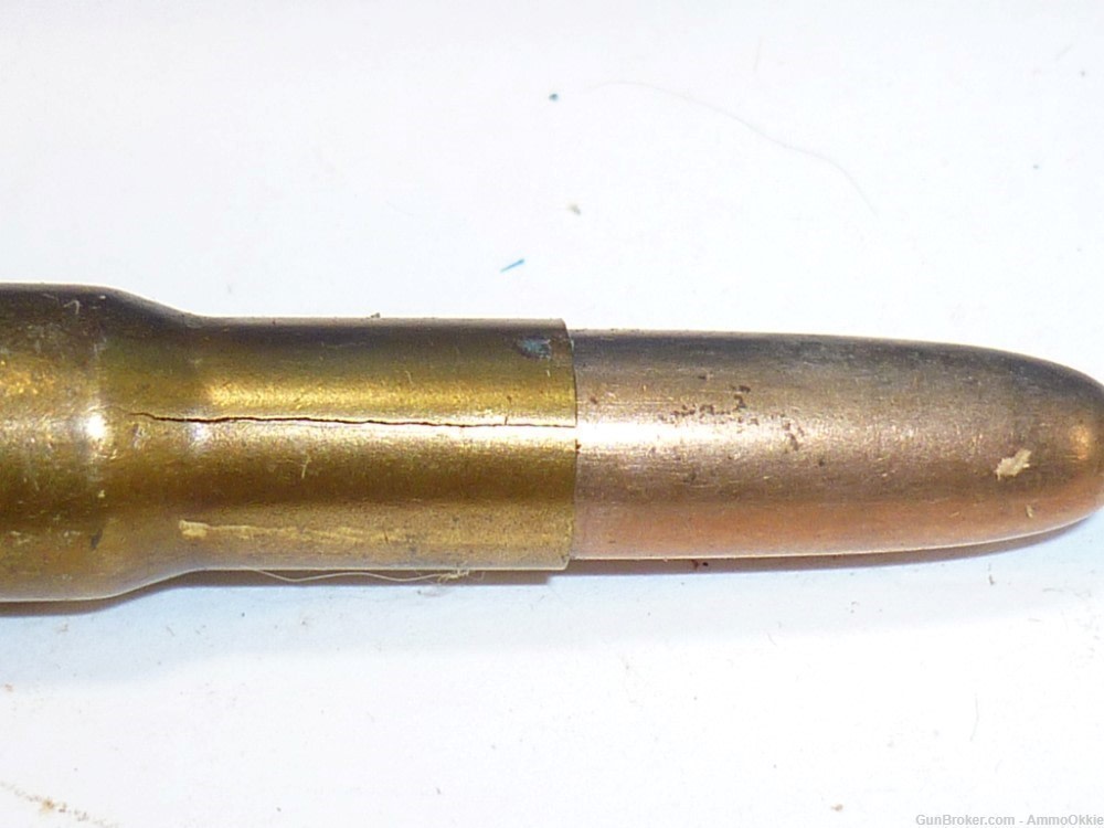 5rd - 30-40 Krag - ORIGINAL AMMO 1917 - WW1 - Remington Arms - 220gr-img-8