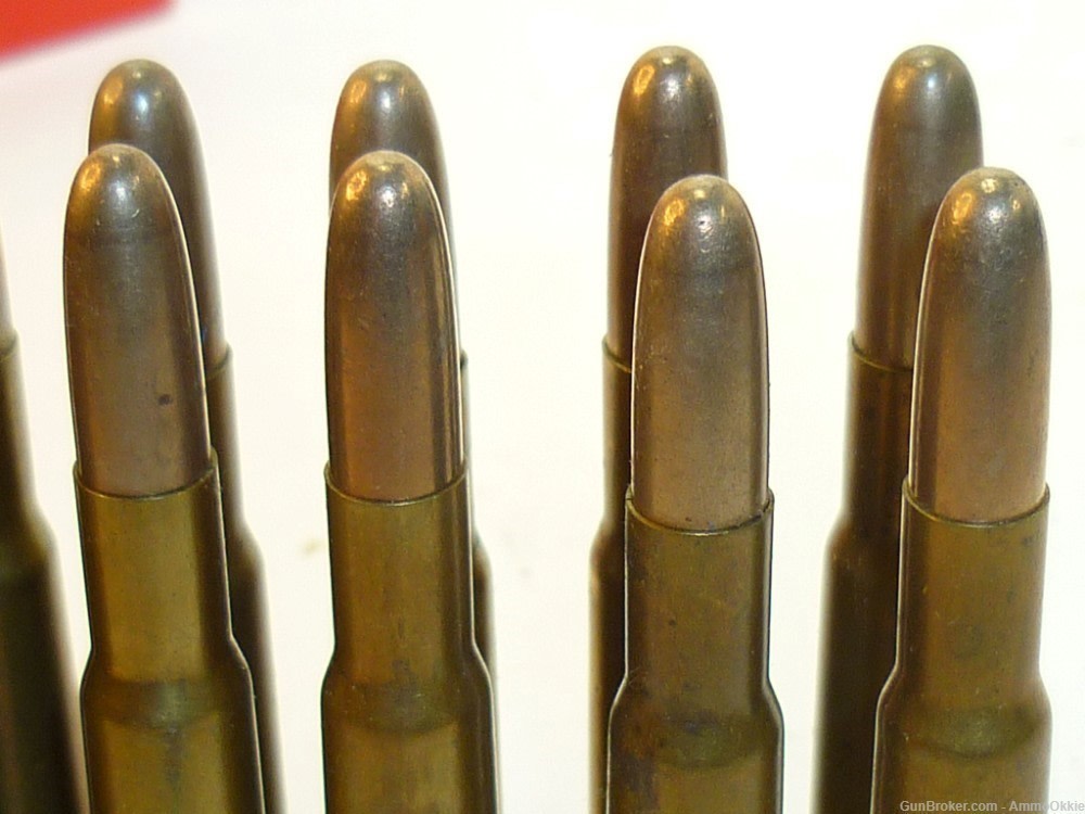 5rd - 30-40 Krag - ORIGINAL AMMO 1917 - WW1 - Remington Arms - 220gr-img-5