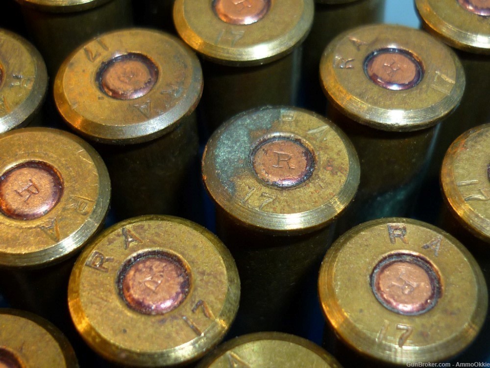 5rd - 30-40 Krag - ORIGINAL AMMO 1917 - WW1 - Remington Arms - 220gr-img-0