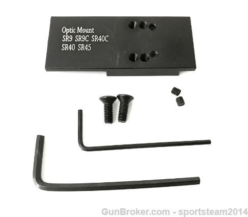 ADE RD3-006B GREEN Dot Sight + RUGER SR9,SR9C,SR40C,SR40 mounting plate-img-2