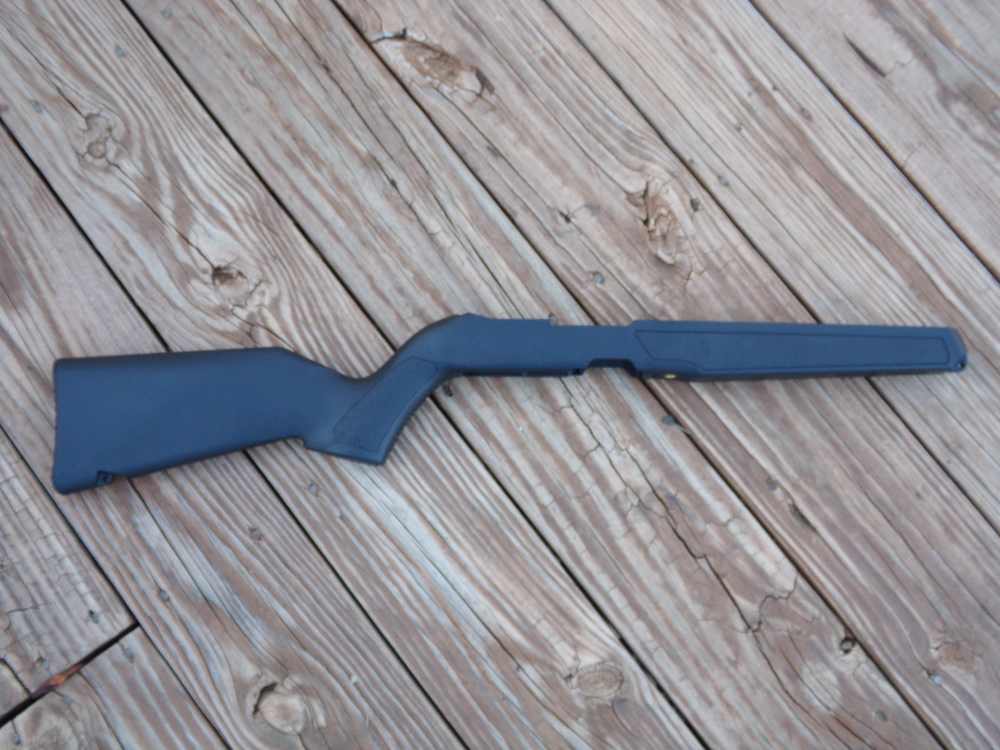Ruger 10/22 stock Black polymer M-lok slots EXTREAMLY LIGHT 1LB 2 OZ  OEM -img-0