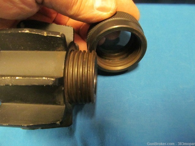 1990 U.S. 81mm Mortar Training Device Sabot (Inert) M1 with manual and box-img-8