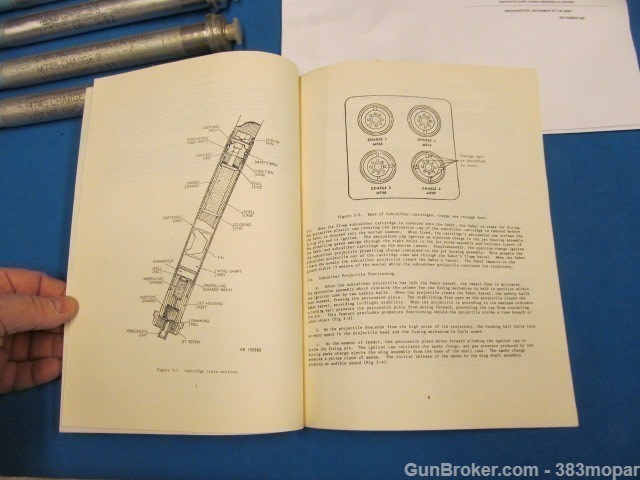 1990 U.S. 81mm Mortar Training Device Sabot (Inert) M1 with manual and box-img-21