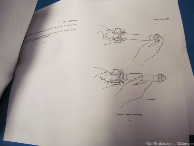 1990 U.S. 81mm Mortar Training Device Sabot (Inert) M1 with manual and box-img-13
