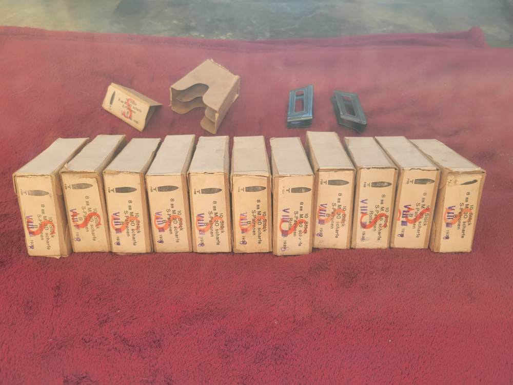 8 mm Steyr (1938) m95 clip - 11 boxes-img-0