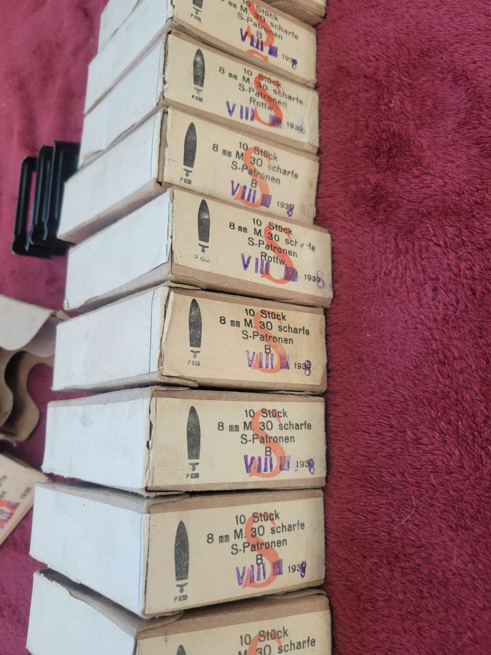8 mm Steyr (1938) m95 clip - 11 boxes-img-1