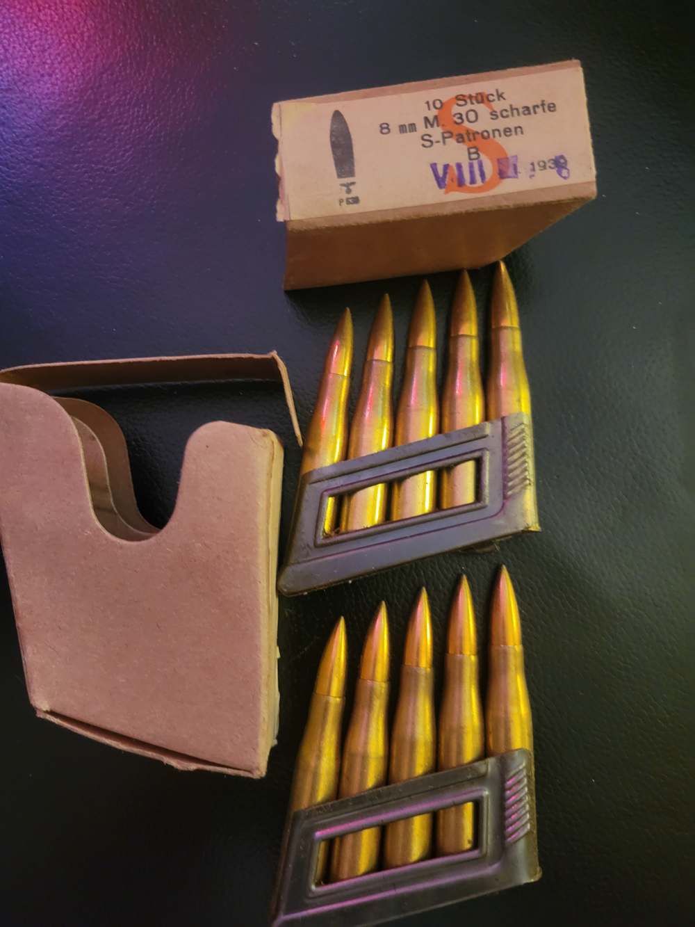 8 mm Steyr (1938) m95 clip - 11 boxes-img-7