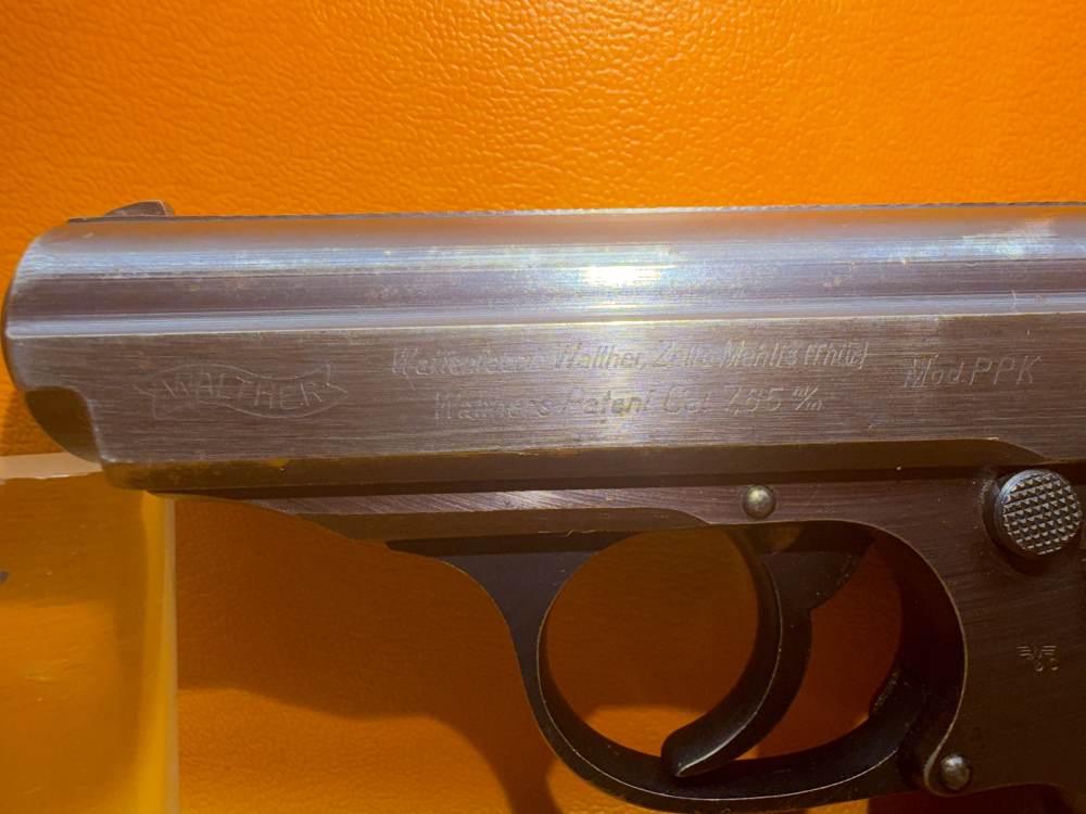 WWII German Police Walther PPK 7.65mm – Eagle/C Proofed –# Matching-img-7