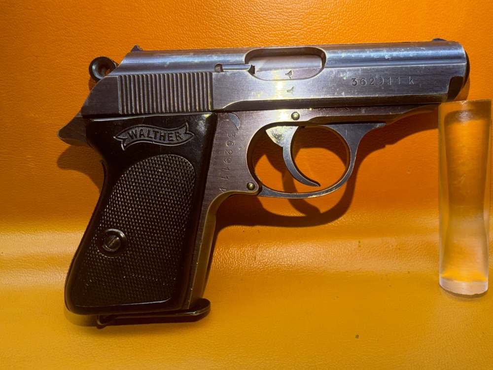 WWII German Police Walther PPK 7.65mm – Eagle/C Proofed –# Matching-img-0