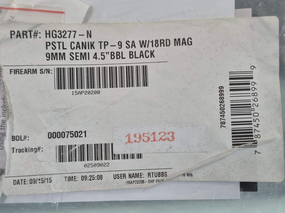 Canik TP9SA HG3277-N 9mm Semi Auto +3 Mags & Orig Case-img-39