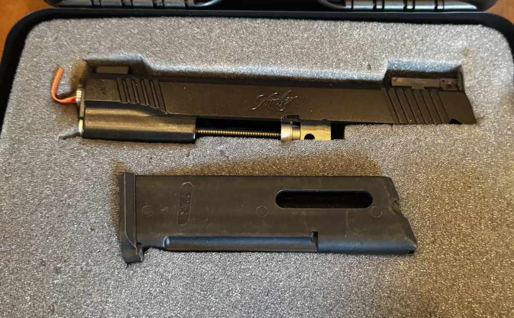 Kimber 1911 Rimfire Target Conversion Kit .22 LR  Black Slide w/ Case & Mag-img-1