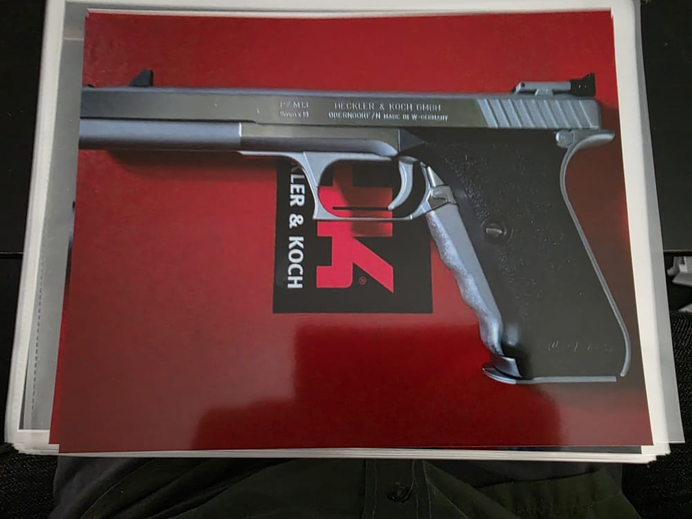HK P7 M13 LONGSLIDE 1 OF 19 MADE BY BRUCE GRAY  BEYOND HOLY GRAIL Very rare-img-2
