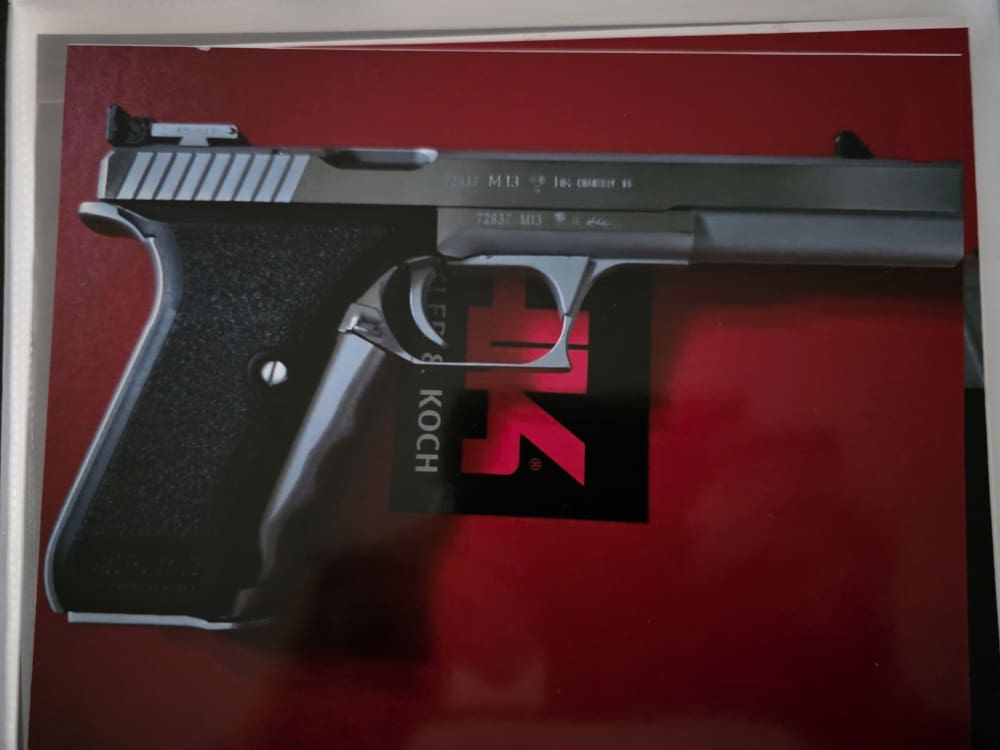 HK P7 M13 LONGSLIDE 1 OF 19 MADE BY BRUCE GRAY  BEYOND HOLY GRAIL Very rare-img-1