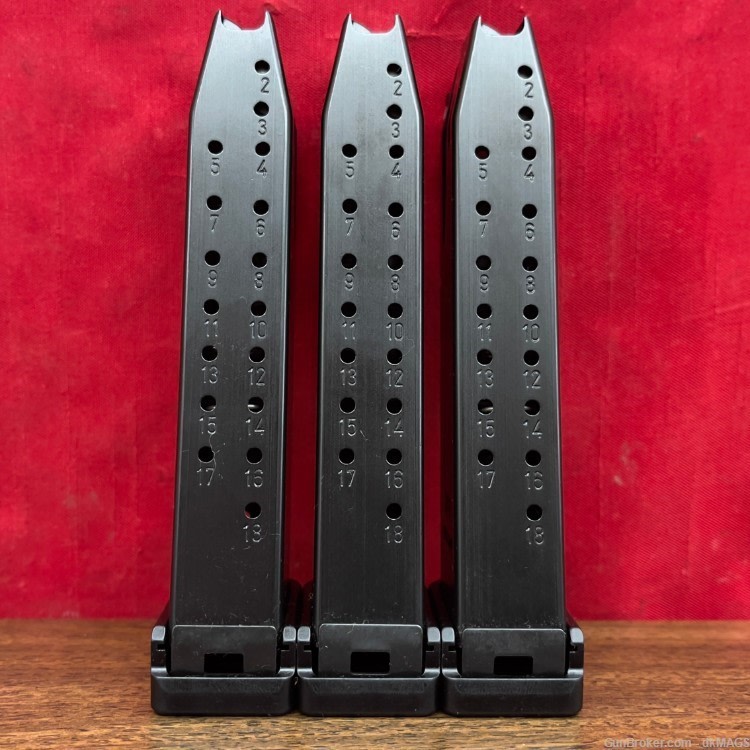 3 Mec Gar Beretta 92FS 9mm 20rd Match Comp Mags Clips-img-9