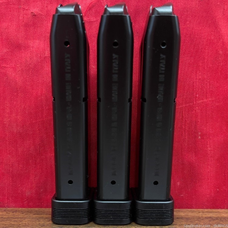 3 Mec Gar Beretta 92FS 9mm 20rd Match Comp Mags Clips-img-5