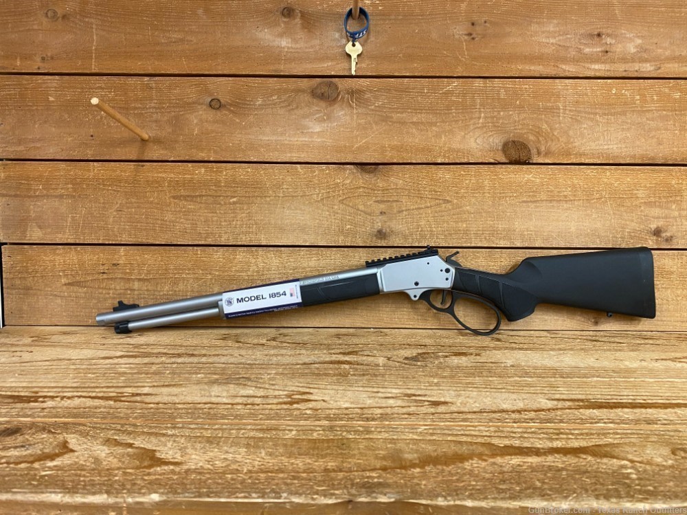 Smith & Wesson Model 1854 Lever Rifle .44 Rem Mag 9RD 19.5" Threaded NIB-img-1