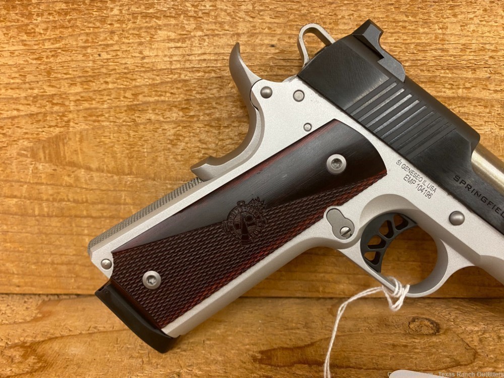 Springfield Armory Ronin 9mm 4" 10RD Wood Grips Semi Auto Pistol - NIB-img-1