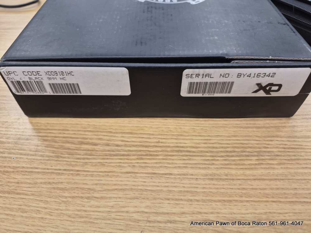 LIKE NEW SPRINGFIELD XD 9MM FULL SIZE 4" BARREL 16RD'S MAGAZINE, BOX, POUCH-img-9