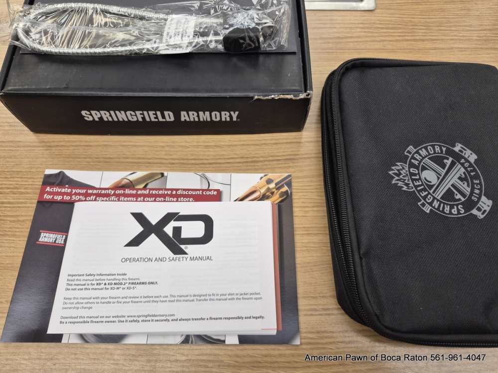 LIKE NEW SPRINGFIELD XD 9MM FULL SIZE 4" BARREL 16RD'S MAGAZINE, BOX, POUCH-img-10