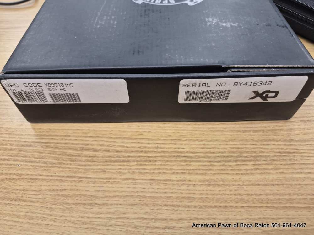 LIKE NEW SPRINGFIELD XD 9MM FULL SIZE 4" BARREL 16RD'S MAGAZINE, BOX, POUCH-img-8