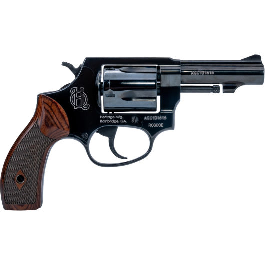 HR38B3W Heritage Mfg. Roscoe 38 Spl 3.0" 5rd Polished Black-img-0