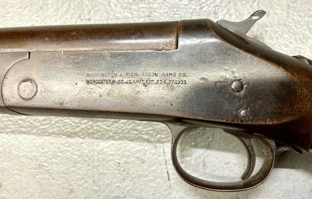 Harrington & Richardson 28” 12 Gauge Single Shot Shotgun Penny Auction-img-2