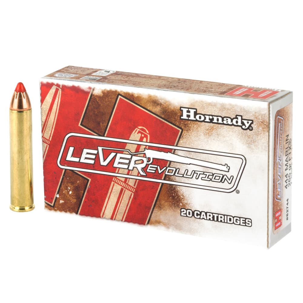 2 Boxes(40 Rounds) Hornady Leverevolution 444 Marlin 265gr-img-0