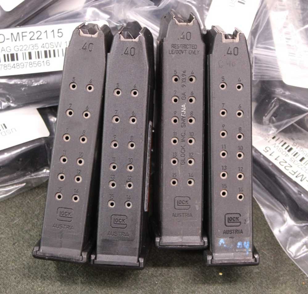 Glock 22 24 35 factory 15 round magazine mag .40 S&W-img-1