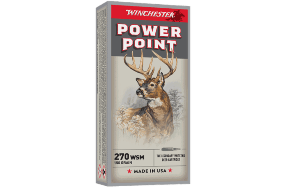 2 Boxes(40 Rounds) Winchester Power Point .270 WSM 150Gr-img-0