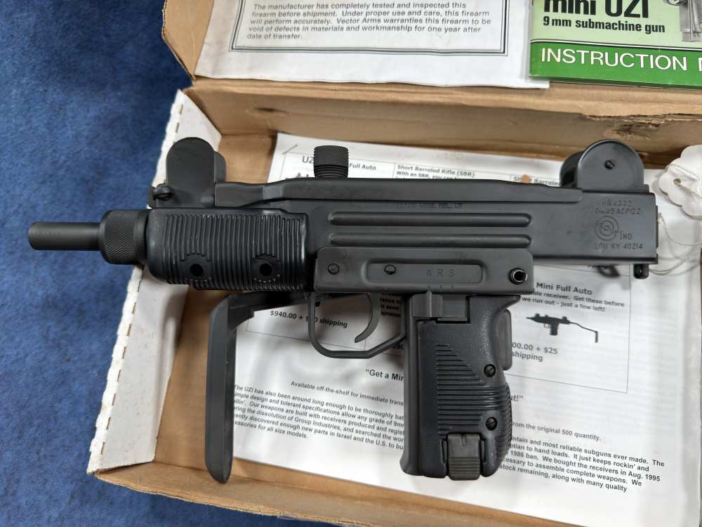 TRANSFERABLE Like New Group Vector Mini Uzi with box EFILE READY-img-7