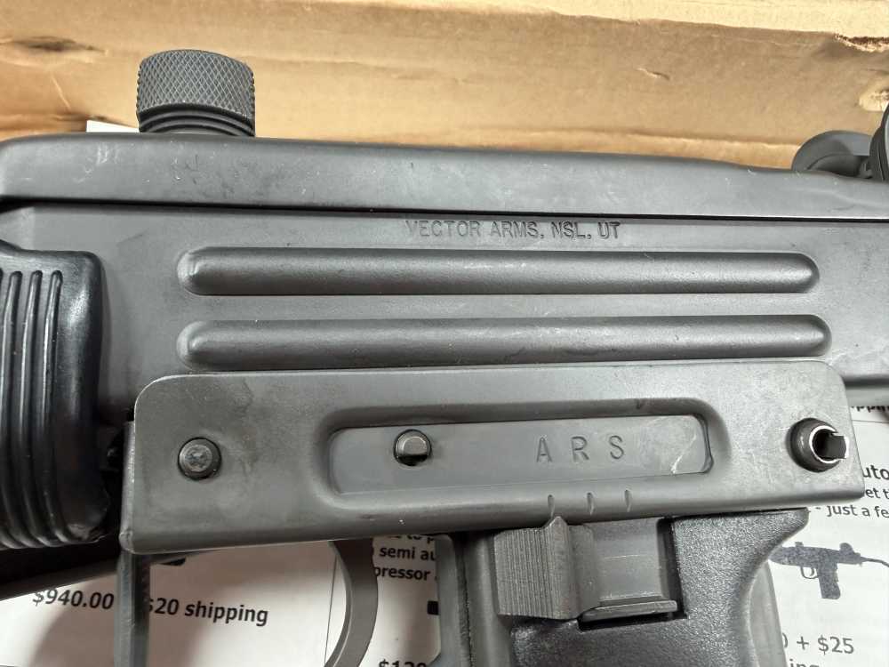 TRANSFERABLE Like New Group Vector Mini Uzi with box EFILE READY-img-9
