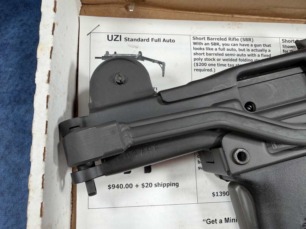 TRANSFERABLE Like New Group Vector Mini Uzi with box EFILE READY-img-2