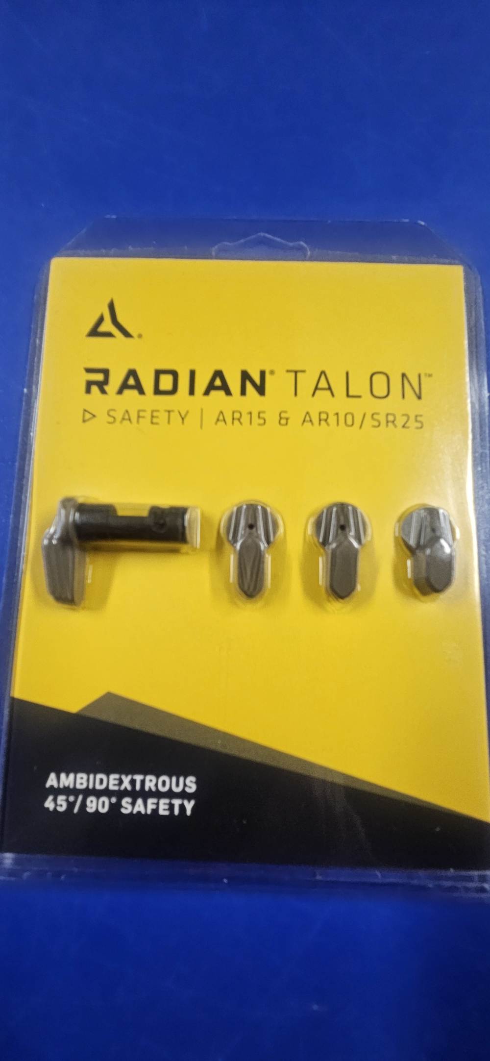 Radian Talon  Ambi Safety Selector AR15 AR10 FDE 45/90 4 Levers-img-0