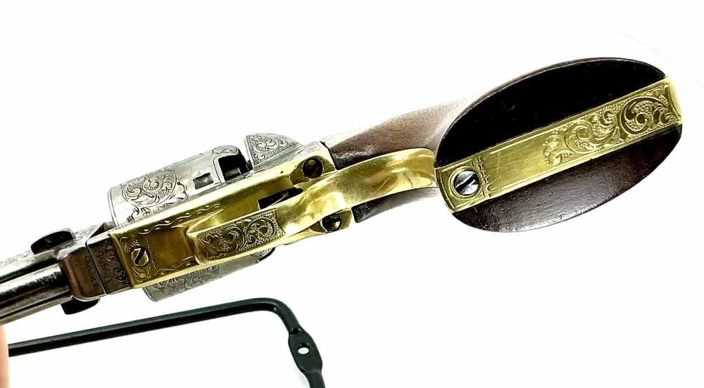 Colt 1851 2nd Gen Reissue .36 Cal J. Adams Engraved 7.5”-img-5