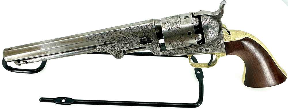 Colt 1851 2nd Gen Reissue .36 Cal J. Adams Engraved 7.5”-img-0