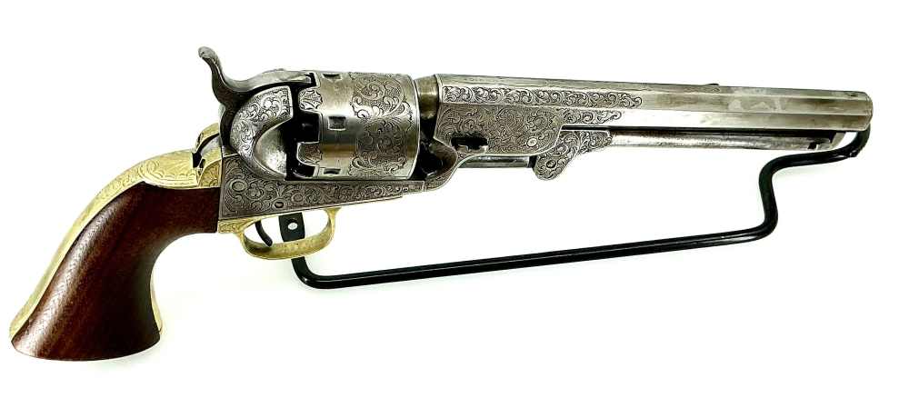 Colt 1851 2nd Gen Reissue .36 Cal J. Adams Engraved 7.5”-img-2