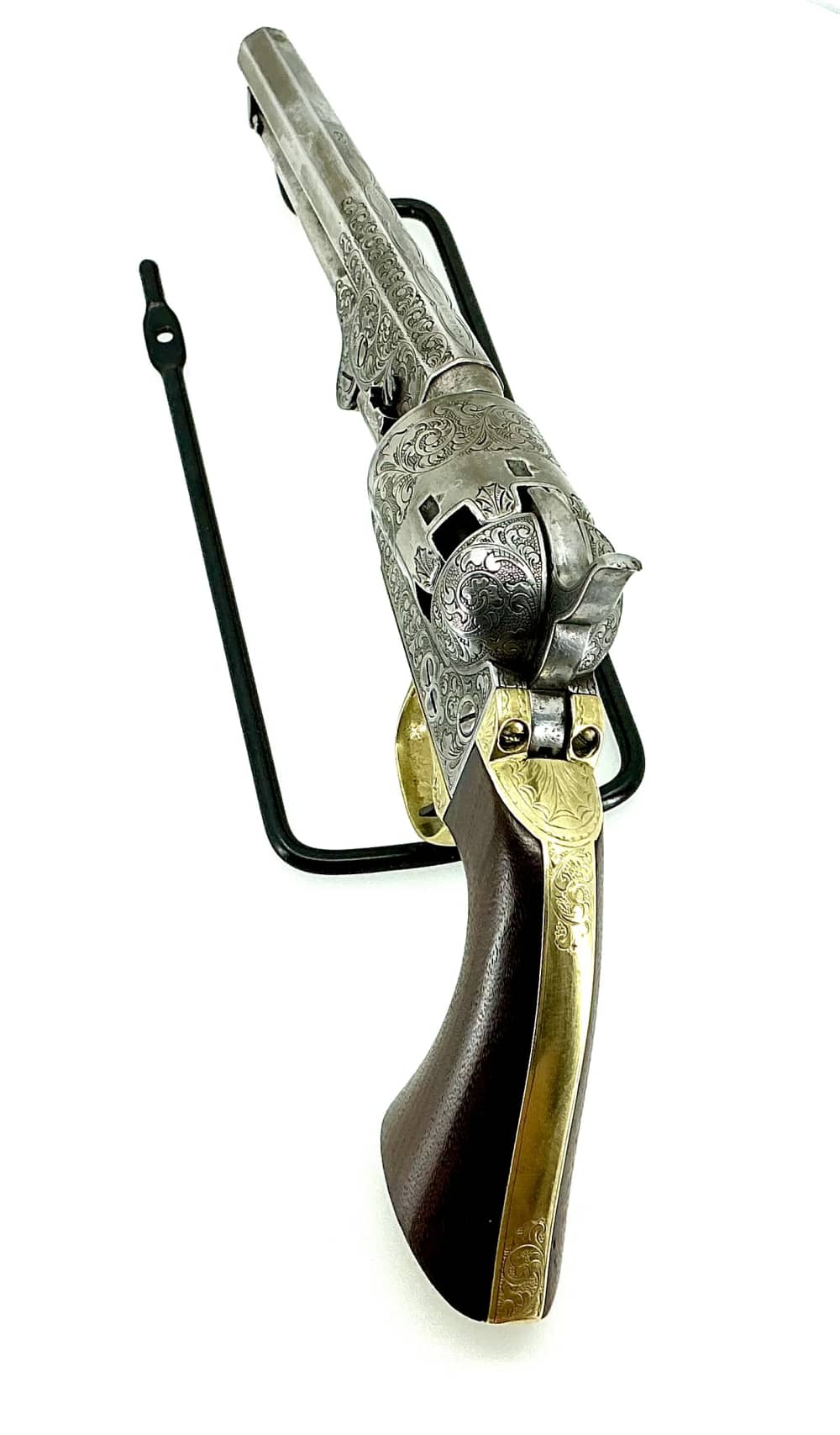 Colt 1851 2nd Gen Reissue .36 Cal J. Adams Engraved 7.5”-img-1