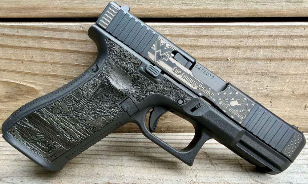 Glock 45C-V * West Virginia Custom Engraved*-img-0