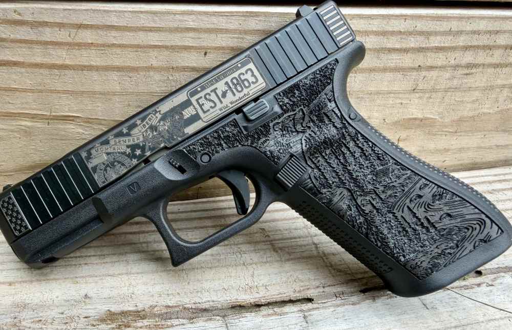 Glock 45C-V * West Virginia Custom Engraved*-img-1