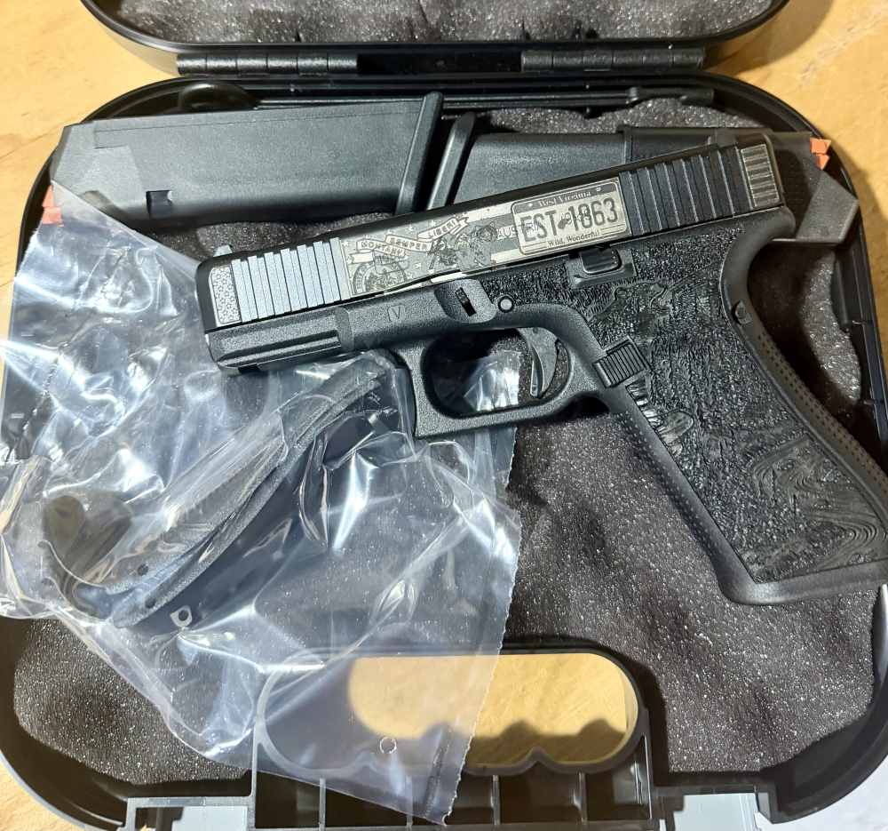 Glock 45C-V * West Virginia Custom Engraved*-img-6