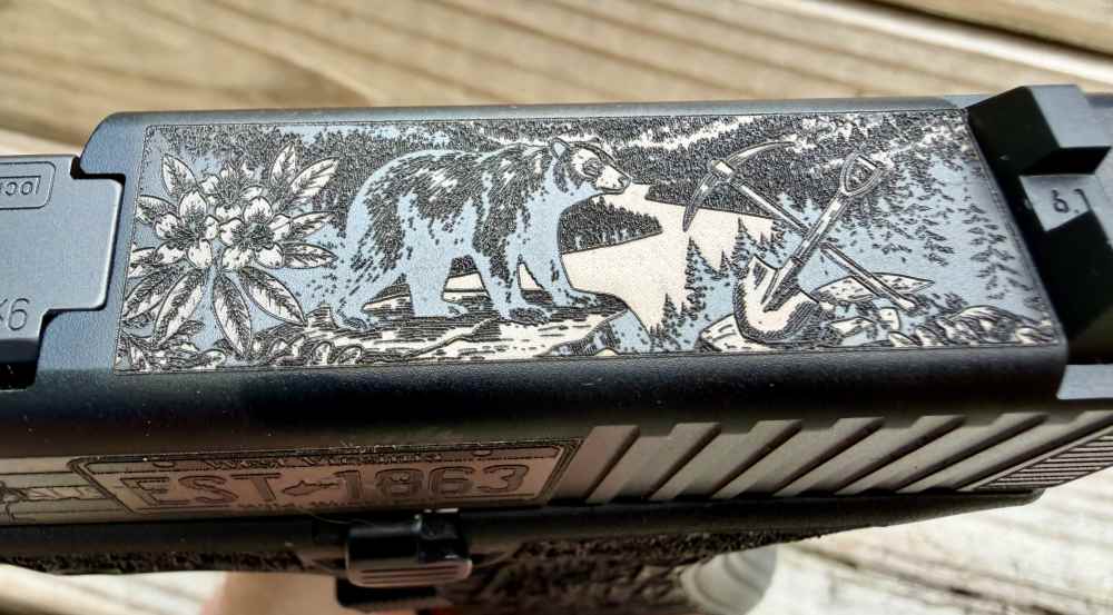 Glock 45C-V * West Virginia Custom Engraved*-img-4