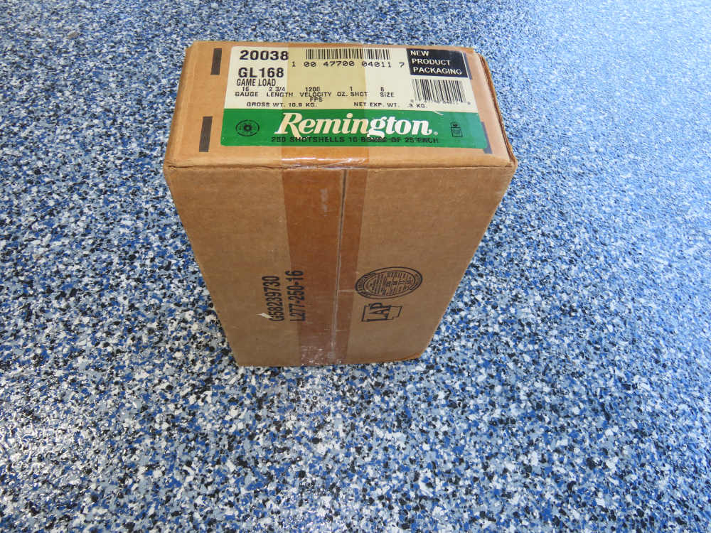 Full Flat REMINGTON 16 Ga #8 Game & Target Ammo 250 Rounds Penny No Res. -img-4