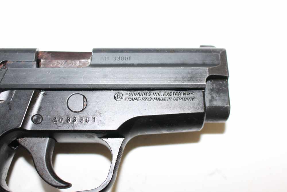 Sig Sauer P229 357 Sig Exeter Stainless slide Germany  Parts/Gunsmith Spcl-img-7