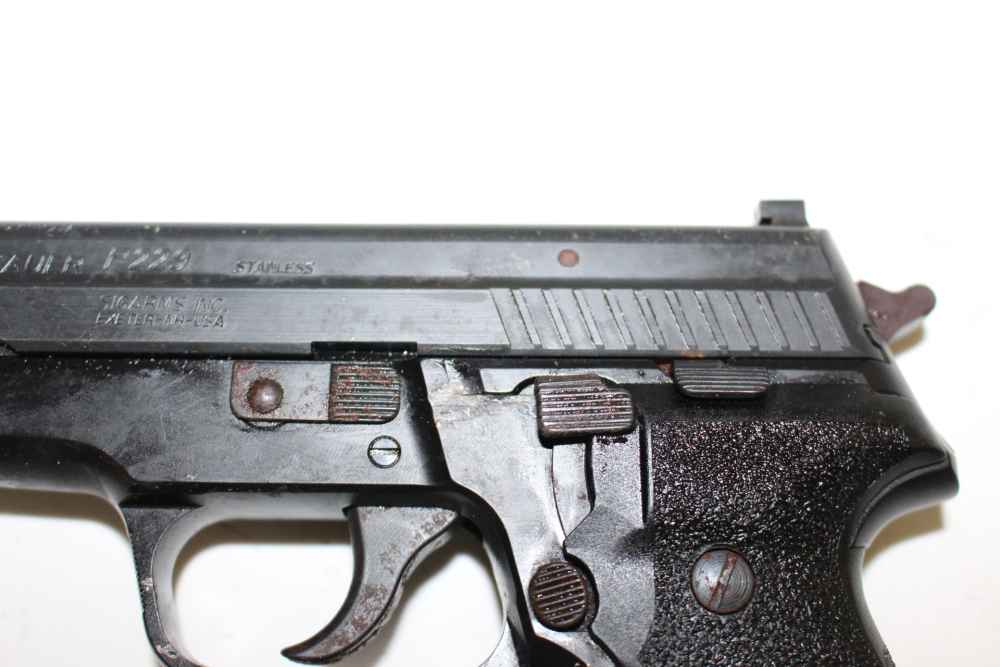 Sig Sauer P229 357 Sig Exeter Stainless slide Germany  Parts/Gunsmith Spcl-img-3