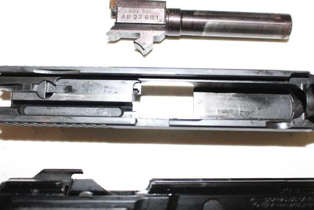 Sig Sauer P229 357 Sig Exeter Stainless slide Germany  Parts/Gunsmith Spcl-img-14