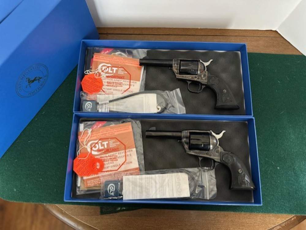 COLT SAA Storekeeper 4inch barrel Blu C/C black powder frame-img-4