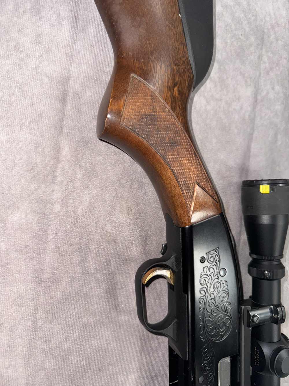 USED! MOSSBERG MODEL 500 A PUMP ACTION 12G RIFLED BARREL W/ LEUPOLD 2-7-img-21