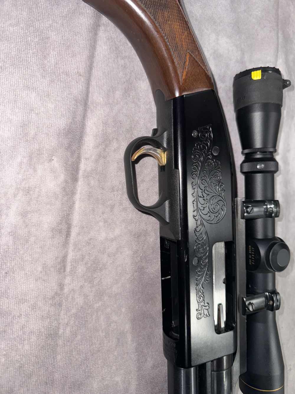 USED! MOSSBERG MODEL 500 A PUMP ACTION 12G RIFLED BARREL W/ LEUPOLD 2-7-img-16