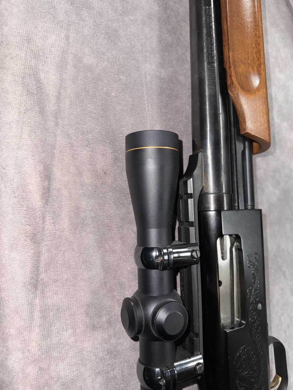 USED! MOSSBERG MODEL 500 A PUMP ACTION 12G RIFLED BARREL W/ LEUPOLD 2-7-img-35
